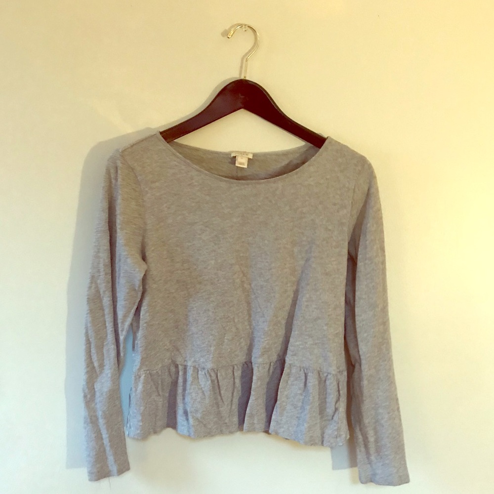Loose peplum shirt